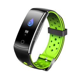 Q8S Smart Bracelet Heart Rate Monitor Blood Pressure Blood Oxygen Tracker Smart Watch Fitness Tracker Waterproof Wristwatch For IOS Android