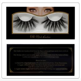 10 Styles 6D Mink Eyelashes 25mm Premium Soft Natural Thick Cross Handmade 6D Mink Lashes 30 sets