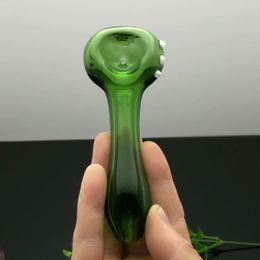 Coloured flat-bottomed pipe Glass Bongs Glass Smoking Pipe Water Rig Glass Bowls Oil Burner