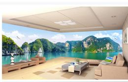 wallpaper for walls 3 d for living room Landscape panorama huge living room background wall