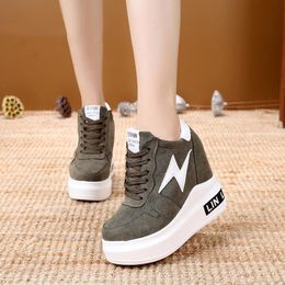 Hot Sale-2018 Spring platform shoes women casual shoes Ladies height increase shoes