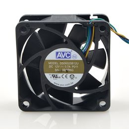 Free Shipping AVC DS06025B12U P011 60mm 6cm DC 12V 0.70A Pwm server inverter cooling fan