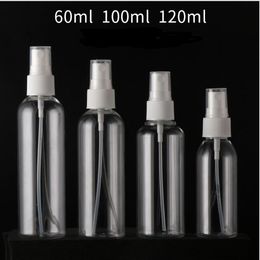 2020 best quality Factory Wholesale 100 Ml/120 Ml PET Disinfectant Spray Bottle Disinfectant Plastic Bottle Alcohol Spray Bottle