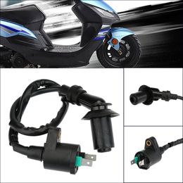 Freeshipping Hot Sale Ignition Coil GY6 50-150cc with Cable for ATVs Scooters Go Karts High Performance Motorcycle Modification Parts