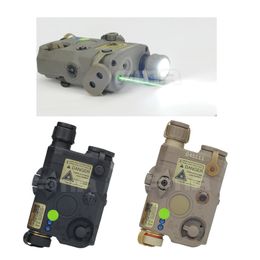 2022 lentilles ir FMA-0073 PEQ LA5 Upgrade LED version lumière blanche + laser vert avec lentilles IR BK / DE / FG Casque léger