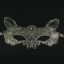 Lace Mask Mysterious Social Party Mask Hot Silver Wizard Mask Simple Goggles