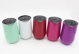 16oz Wine Glasses Stainless Steel Vacuum Insulated cups Tumbler 16 oz Outdoors Travel mugs Wine cups with lids