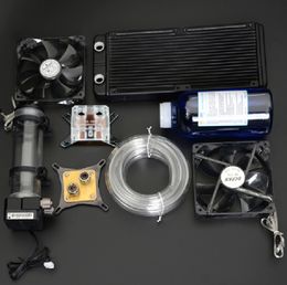 liquid cooler cpu Canada - Syscooling pc water cooling kit liquid computer cooler kits for CPU GPU water cooling