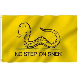 Hot Selling No Step On Snek Flag Flying Decoration 3x5 FT Banner 90x150cm Festival Party Gift 100D Polyester Printed Hot selling!