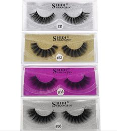 in stock sexy 100 hand 3d mink hair beauty thick solid mink wool false eyelash high quality free delivery