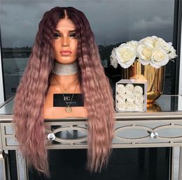 SHUOWEN Synthetic Wigs 26 inches Body Natural Wave Simulation Human Hair Wig Perruques XY-FC-12
