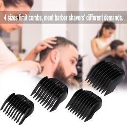 4Pcs/Set Hair Clipper Limit Comb Guide Combs Attachment Set Barber Replacement Haircutting Tools for Electric Hair Clipper Shaver 3/6/9/12mm