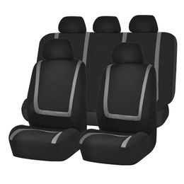 Universal Car Seat Covers 9pcs Full Seats Cover Fittings Auto Interior Accessories Suitable For Cars Care Protector288H