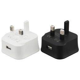 USB Charger Travel UK Plug 2A Fast Charging Adapter Single Wall Charger For Samsung Xiaomi Sony