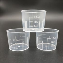 Measuring Cup 15ml Transparent Plastic Small Liquid Measuring Cup Kitchen Cooking Tool Free Shipping Wholesale #0043