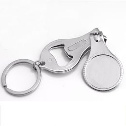 Promotional Nail Clippers Bottle opener Beer Opener with Keychain Party Gifts Wedding Favours