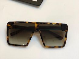 Luxury-Fashion Women Brand Deisnger Sunglasses 0396 Popular Big Square Frame Simple Style UV400 Lens Glasses Top Quality Eyewear With Case