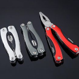 Multifunctional folding pliers outdoor emergency survival tool creative practical stainless steel portable combination pliers 5 colors