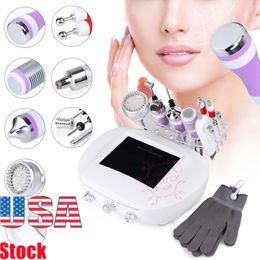 Hot Sell 9 In 1 Strong Effect Facial Machine 3MHZ Ultrasound Scrubber Dermabrasion Skin Care Beauty Spa Machine