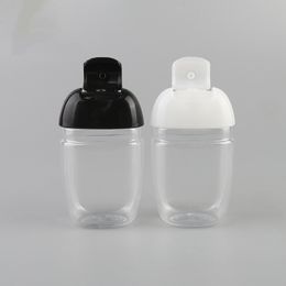 30ml hand sanitizer empty PET plastic half round bottles children carry cute portable disinfectant water bottle