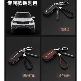 car styling For KIA Sportage R 2018-19 Brand New High Quality leather remote key Case Cover Holder