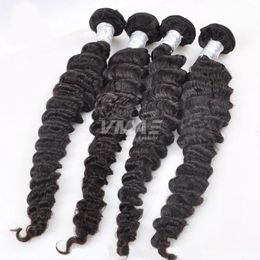 Brazilian Deep Wave Virgin Brazilian Hair Bundles 3pcs Lot 100% Curly Factory Selling Weave Online