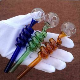 15cm Spoon Pipe Pyrex Glass Oil Burner Pipes 9 Colors Glass Oil Burner Pipe Tobacco Pipes Smoking Accessories SW06