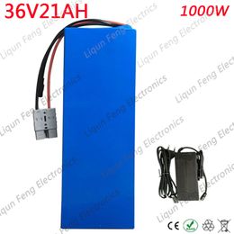 36V Lithium ion Battery pack 36V 20AH Electric Bike Battery 36V 20AH Scooter Battery with 30A BMS and 42V 2A Charger duty Free