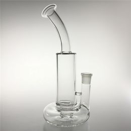 10.6 Inch Clear Tornado Bong Glass Water Pipes with Hookah 14mm Female Big Cyclone Philtre Disc Base Beaker Bongs for Oil Rigs Smoking