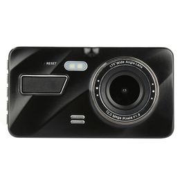 4.0" IPS touchscreen car DVR dash camera recorder car black box full HD 1080P 2Ch 170° wide view angle night vision G-sensor