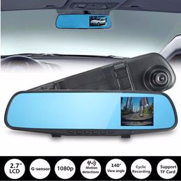Freeshipping 720P 2.7 Inch Car DVR Camera Half HD Dash Cam Crash Night Vision Rearview DVR G-sensor Video Recorder Dash Cam