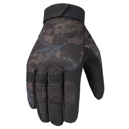 Fashion- Gloves Army Bicycle Hiking Climbing Shooting Paintball Camo Sport Full Finger Gloves