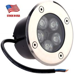 5W LED-Scheinwerfer für den Außenbereich, Boden, Garten, Weg, unter der Erde, vergrabene Hoflichter, Spot-Landschaftslicht, IP67, wasserdicht, AC 85–265 V