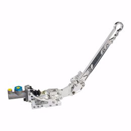 CNSPEED Universal Hydraulic Horizontal Rally Drifting E-brake Lever Car HandBrake Silver Handbrakes Drift handbrake parking