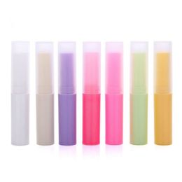 4g Lipstick Tube Lip Balm Containers Empty Mouth Wax Cosmetic Containers DIY Lip Balm Tube Fast Shipping F2129