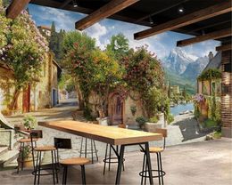 3d Wallpaper Vintage European Countryside Beautiful Landscape Living Room Bedroom TV Background Wall Wallpaper