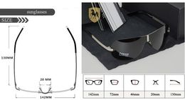 Wholesale- P8490 Sunglasses Men Polarised Sun glasses Driving Mirrors Coating PILOT Eyewear Male Sun Glasses UV400 with The Retail box