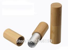 20pcs/lot Empty Bamboo Wooden Lipstick Tube, DIY Bamboo Wooden Lip Balm Container,12.1mm
