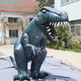 2.5m Prank Walking Inflatable Dinosaur Costume Event Interactive T-REX Blow Up Animal Park Dinosaur Suit For Parade Show