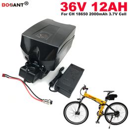 36V 12Ah E-bike Lithium ion Battery 10S 36V Electric Bicycle Battery for Bafang BBS02 BBSHD 250W 500W 800W Motor Free Shipping