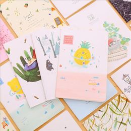 Cute Nordic Kawaii Notebooks A5 Student Daily Memos Notebook Animals Leaves Stationery Office School Notepads Supplies Diary Books