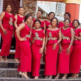Bodas De Oro Roja Vestidos De Dama Oferta Online | DHgate.com