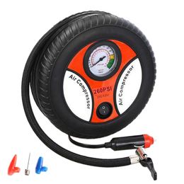 ABZB-Portable Car Air Compressor Auto Inflatable Pumps Electric Tire Inflators Car Tire Repair Protective Tool