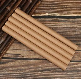 Kraft Paper Incense Tube Incense Barrel Small Storage Box for 10g oss Stick Convenient Carrying SN82