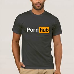 2018 رجال PornHub Porn HUB الطباعة مضحك تي شيرت الصيف عارضة س ...