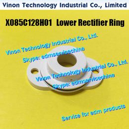 X085C128H01 MV Lower Head Rectifier Ring (New type) for Mitsubishi MV1200,MV2400 X085-C128-H01,2210002898 MV edm parts Cover for MV series