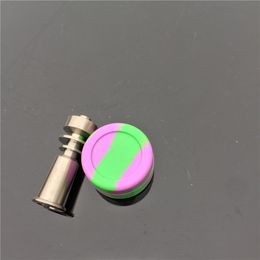 Elevate Your Dabbing with a Domeless Titanium Nail for 10mm Male Joints - Essential Hookah Glass Water Pipe Accessory