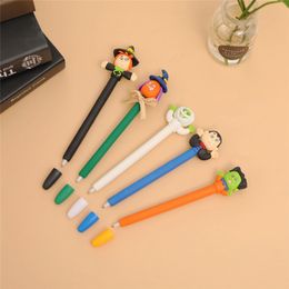 Halloween supplies Party Favour soft pottery ballpoint pen pen holder ghost festival decoration student prizes cartoon pens small gift JXW343