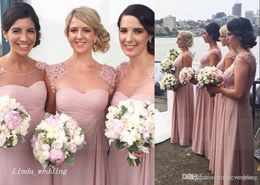 Vestido de fiesta largo con escote halter rosa palo | INVITADISIMA Colores  Rosa Talla Ropa 46 Categoria Colores ROSAS BAJO PEDIDO Bajo pedido