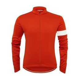 Mens Rapha Pro Team Cycling Long Sleeve Jersey MTB bike shirt Outdoor Sportswear Breathable Quick dry Racing Tops Road Bicycle clothing Y21042117